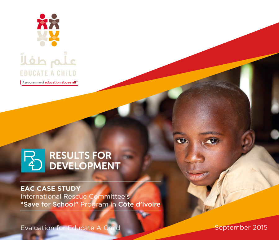 Case Study: International Rescue Committee's "Save for School" Program in Côte d'Ivoire